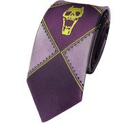 Cravate en soie pour costumes Cosplay accessoires Bizarre Adventure Kira Yoshikage Skeleton, Comme le montre