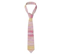 Cravate en soie pour homme, cravate d'affaires anti-décoloration avec barre antidérapante, largeur étroite et classique (3,6 à 7,9 cm), cravate homme à paillettes or rose, accessoire de mode pour ma