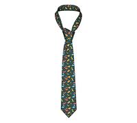 Cravate en soie pour hommes, branche de pin de dinosaure, cravate en soie, cadeau, costume de mariage, ensemble de mouchoirs, boutons de manchette d'affaires tissés, ensemble de cravate décontracté
