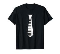 Cravate fantaisie piano musique instrument cool cadeau de Noël T-Shirt
