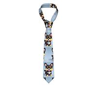 Cravate fantaisie pour mari, père, idéale pour les mariages, les garçons d'honneur, les missions, les danses, les cadeaux.