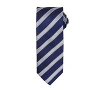 Cravate gaufrée Premier pour hommes (2 pièces/paquet) RW6950 (taille unique) (bleu marine / argent)