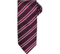 Cravate gaufrée Premier pour hommes (2 pièces/paquet) RW6950 (taille unique) (Bourgogne / Violet)