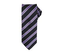 Cravate gaufrée Premier pour hommes (2 pièces/paquet) RW6950 (taille unique) (Noir / Violet)