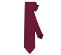 Cravate Homme Élégante en Soie - Bordeaux, Noire, Fine, Slim - Cadeau Pour Mariage - Femme