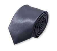 Cravate homme étroite et slim. Elégante et faite à la main en tissu, idéale pour mariage, cérémonie, cadeaux, plusieurs couleurs (Gris-foncé anthracite)