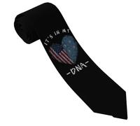 Cravate Homme La Micronésie, C'Est Dans Mon Adn. Drapeau Micronésien... | Cravate pour Hommes Polyester Élégant Cravate pour Affaires Travail Occasions Spéciale