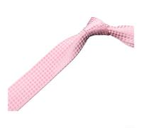 Cravate Homme Slim 5cm Rayée Jacquard Polyester Noire(F)