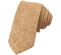 Cravate Homme Slim 6cm Polyester Unie Business Mariage(LD37705)