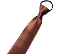Cravate Homme Slim Zipprée Pré-Nouée Polyester Brillant(D)