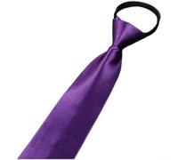 Cravate Homme Slim Zipprée Pré-Nouée Polyester Brillant(J)