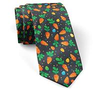 Cravate Homme Œufs De Carotte De L'Est Cravates D'Affaires Confortable Cravates Fantaisie Doux Cravate De Mariage Pour Business Soirée Dansante Travail