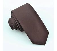 Cravate Hommeoffre Spéciale 6Cm Cravate Café Étroite pour Robe Formelle Cérémonie De Remise des Diplômes De Mariage Fête Occasions Importantes Matériau Polyester Adapté Aux Cadeaux pour Hom