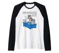 Cravate Humoristique de Bureau avec Mini Schnauzer Boss Dog Dad Manche Raglan