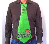 Cravate Humoristique Retraite