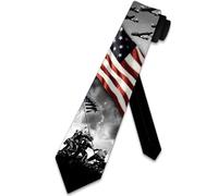 Cravate La Seconde Guerre mondiale patriotique Cravate De Cosplay