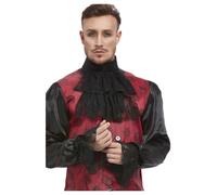 Cravate & Manchette Ensemble Médiéval Noir Homme 1980s 70s Accessoire