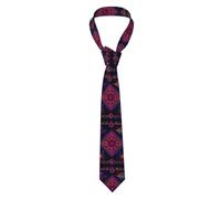 Cravate Mandala Cosmique Et Planète Cravates Pour Hommes Casual Cravate Étroite Réglable Cravates Homme Pour Mariage Fête Entreprise