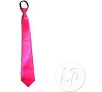 Aptafêtes - AC1270/ROSEFLUO - Cravate satin rose fluo