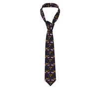 Cravate Pour Homme Arbre Psychédélique Magic Eye Mystic Black Fine Men Tie Formelle Cravate D'Affaires Pour Remise De Diplôme Accessoires Célébrations