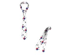 Cravate pour Hommes Drapeau de la Corée du Sud Necktie pour Mariage