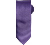 Cravate Premier pour hommes avec motif étoiles (2 pièces/paquet) RW6947 (taille unique) (Violet)