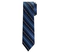 Cravate rayure Michael Kors Empire Logo Bleu TU
