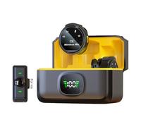 Cravate sans Fil - Cravate magnétique de 50 m, Clip Mains Libres | Enregistreur Audio à Longue Batterie pour téléphone Portable, Appareil Photo, Prise de vlog, Streaming, Utilisation 8H