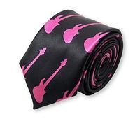 Cravate slim originale humour et fantaisie "Guitare"