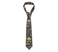 Cravate Statue De Dieu Cravates Pour Hommes Formelle Cravates Homme Réglable Cravate Étroite Pour Travail Fête Mariage