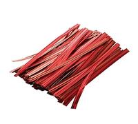 Cravate torsadée métallique attachant le fil d'emballage pour le sac de nourriture sac d'étanchéité pain de bonbons sacs de pain grillé fête 100 piècesTrès beau et pratique.