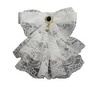 Cravate victorienne unique en dentelle avec volants et col à volants pour cosplay, accessoires de costumes de cosplay