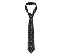 Cravate Welsh Terrier Et Cornemuse, Imprimé Tartan Business Cravate Moderne Classique Cravates Pour Hommes, Pour Mariage, Remise Des Diplômes, Fête