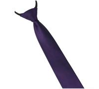 Cravate Zipper Homme Slim 5cm Polyester Jacquard Formelle(NO:07 Purple)