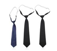 Cravates 3 Pièces, Cravates Pour Femmes, Cravates Réglables, Cravates D'Uniforme, Décorations De Cravates De Mode Classiques, Accessoires Vestimentaires