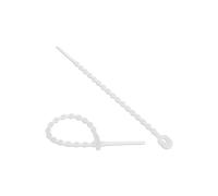 Cravates à monter, longueur blanc 200mm 100pcs