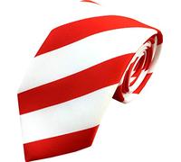 Cravates à rayures rouges et blanches avec drapeau polonais, rouge, blanc, Men's Skinny Tie (2 inch width)