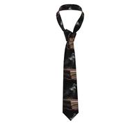 Cravates Classique Cravatte Polyvalente Cravate Homme Pour Célébrations Entreprise Formelle,Livre Du Corbeau Gothique
