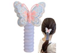 Cravates de cheveux avec fil téléphonique,Pinces à cheveux pour téléphone | Cravates de cheveux en tressées - Beaux élastiques de cheveux avec fil téléphonique pour une utilisation