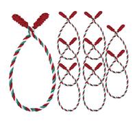 Cravates de guirlande | Décoration saisonnière tissée à la main - Cravates décoratives pour couronnes | Pour escalier, garde-corps, porte, clôture, bannière, fête sur le thème des projets d'artisanat