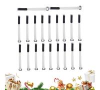 Cravates de guirlandes de Noël - Nylon 15 x 2 cm | Bandes décoratives réglables avec lot de 20 pièces, rampes d'escalier, clôtures, guirlandes de Noël | Maison de ferme scolaire