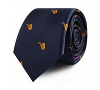 Cravates de sport et de spécialité | Nœuds papillon pour hommes | Cadeaux pour les hommes Cravate fine. Skinny Saxophone