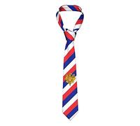 Cravates En Soie Drapeau France Français, Cravate De Mariage Microfibre Cravate Homme Mariage Impression Cravate Pour Accessoire Chemise Travail Réunion