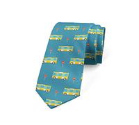 Cravates Fantaisie Noel Panneaux De Bus Et D'Arrêt Cravate De Mariage Originale Classique Cravate De Fete Homme Taille Standard Cravates Des Étroite Hommes
