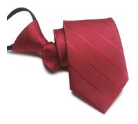 Cravates Homme Cravate professionnelle for hommes, nœud libre, 8 cm, fermeture éclair paresseuse, 7 cm, cravate de travail formelle for hommes, mode réunion mariage, usage quotidien, cravate(B21)