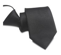 Cravates Homme Cravate professionnelle for hommes, nœud libre, 8 cm, fermeture éclair paresseuse, 7 cm, cravate de travail formelle for hommes, mode réunion mariage, usage quotidien, cravate(B46)