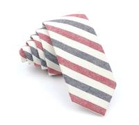 Cravates Homme Cravates à carreaux en coton doux à rayures for hommes et femmes, cravate rose rouge for mariage, fête, accessoires de bureau, costumes décontractés, cravate skinny Gravatas(Colored-1)