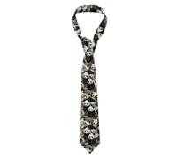 Cravates Homme Giant Panda Watching The Fun Printed Necktie Classique Cravate Pour Hommes Originale Mariage Cravates Pour Cadeau Diplômes Fete
