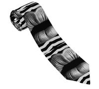 Cravates Homme Lips Printed In Black And White Stripes Cravate Pour Hommes Classique Tie Originale Mariage Cravates Pour Cadeau Fete Diplômes