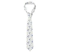 Cravates Homme Wild Flowers And Cornflowers Daisies Print Necktie Formelle Cravate Classique Cravate Pour Hommes Pour Travail Cadeau D'Affaires